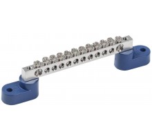 Шина N "ноль" на двух угловых изоляторах Ni ШНИ-6х9-12-У2-С  YNN10-12-C2-K07-N  IEK