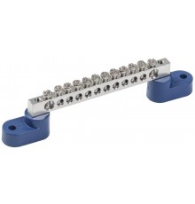 Шина N "ноль" на двух угловых изоляторах Ni ШНИ-6х9-12-У2-С  YNN10-12-C2-K07-N  IEK