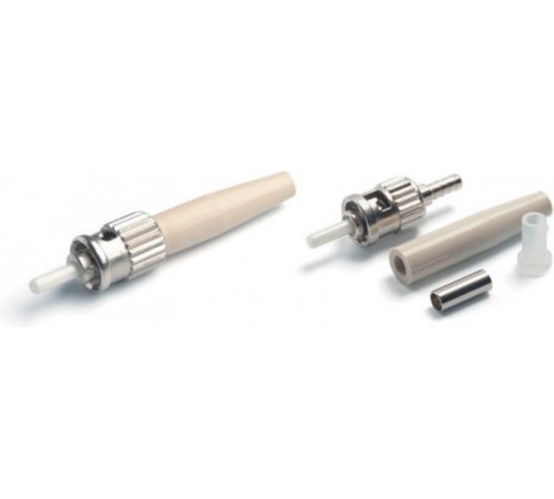 FK-STD-ST/SA-MM-UPC-SL-S2-BG-200 Клеевой коннектор ST/UPC, MM (для многомодового кабеля), simplex, 2.0мм (200 шт.)  441019  Hyperline