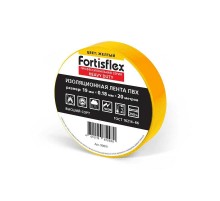 Изолента ПВХ Heavy Duty 19х0.18х20 желтая  90819  Fortisflex