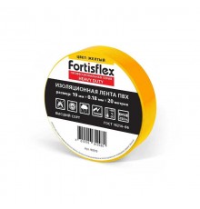 Изолента ПВХ Heavy Duty 19х0.18х20 желтая  90819  Fortisflex