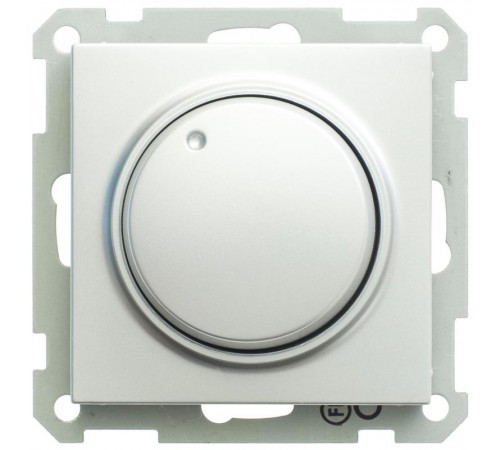 W59 Матовый хром Светорегулятор (диммер) поворотный 400Вт 230В механизм  SR-5S3-5-86  SE