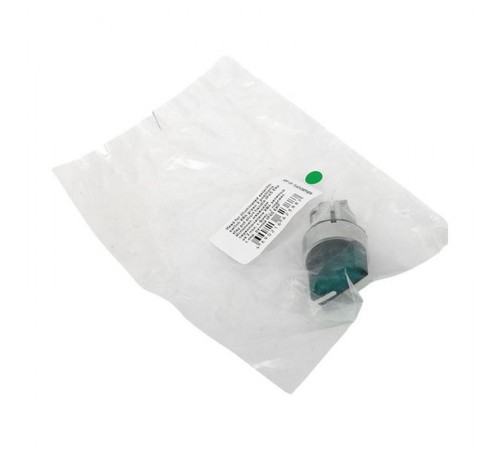 Механизм исполнительный переключателя ХB4 зеленый на 2 положения с фиксацией, с подсветкой с короткой ручкой IP65  XB4BD2FL-G-65  EKF