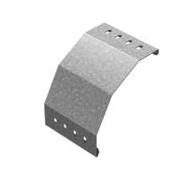 Спуск кабельный для лотков НЛО 400 мм, толщ. 1,5 мм, гор. цинк, 353142  СКНЛО-400-1,5-ГЦ   Ostec