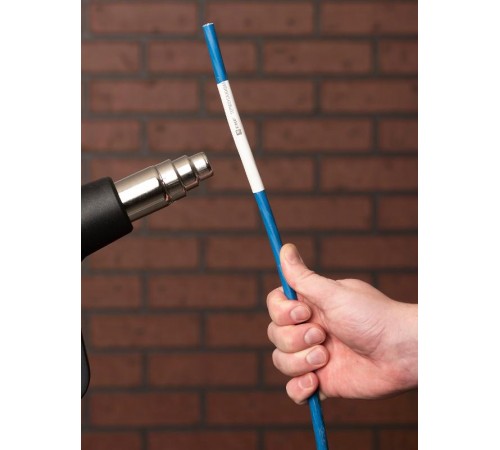 Термоусаживаемая трубка ТУТ нг 10/5 белая EKF PROxima  tut-10-w-1m  EKF