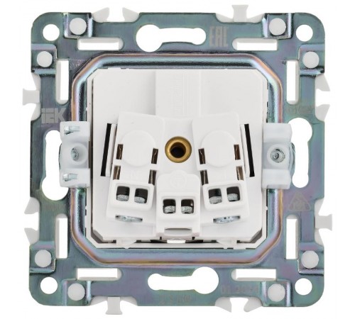 SKANDY Розетка с з/к без з/ш 16А SK-R05N никель  SK-R11-16-K50  IEK