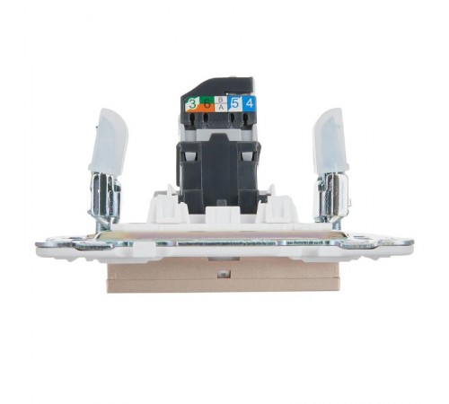 SKANDY Розетка компьютерная RJ45 кат.5E SK-K01Sa песочный  SK-K10-1-K98  IEK