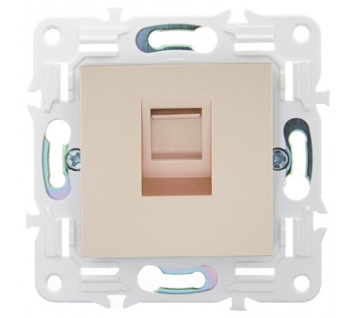 SKANDY Розетка компьютерная RJ45 кат.5E SK-K01Sa песочный  SK-K10-1-K98  IEK