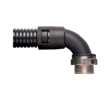 Фитинг AL54/M50/CS90/GR, 90° поворотный, полиамид 66/никел.латунь, серый, резьба M50, d54, 2 шт. в пачке  7TCA296000R1224  ABB