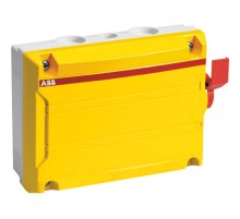 Выкл в боксе с доп. контактом 6р 16А IP65 BWS616Y TPN  2CMA142425R1000  ABB