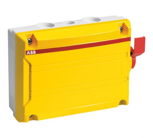 Выкл в боксе с доп. контактом 6р 16А IP65 BWS616Y TPN  2CMA142425R1000  ABB