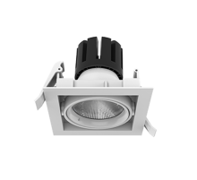 Cветильник светодиодный DL-TETRIS поворотный 35° 165*165*140mm 40W 4000K IP20 DALI  V1-R0-00424-10D01-2004040  VARTON