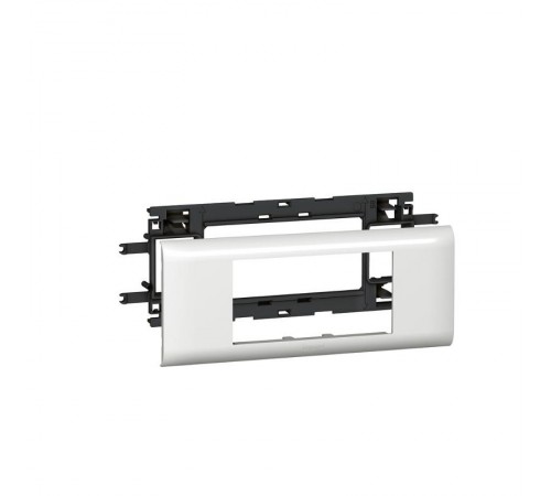 Суппорт-рамка Mosaic 4 модуля для кабель-канала DLP с крышкой 65 мм (105х50, 80х50, 150х50, 80х35 и т.п.)  010954  Legrand
