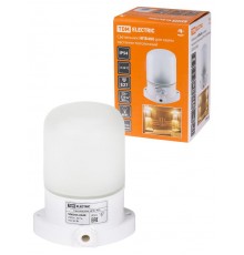 Светильник для бань и саун  НПБ 400 60Вт ЛН E27 IP54 настенно-потолочный белый  SQ0303-0048  TDM