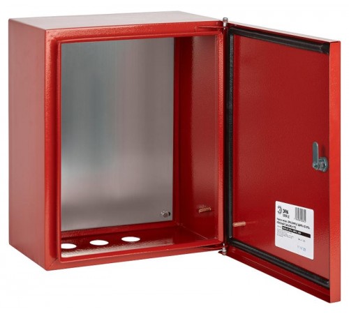  Щит с монтажной панелью металлический КРАСНЫЙ ЩМПг-03 IP54 (360х300х175) SIMPLE  Б0047701  ЭРА