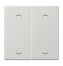 Клавиши для сдвоенной кнопки BCU; светло-серые LS995MPLG Jung