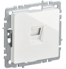 BRITE Розетка компьютерная RJ45 кат.5E РК10-БрБ белый  BR-K10-1-K01-PRO  IEK