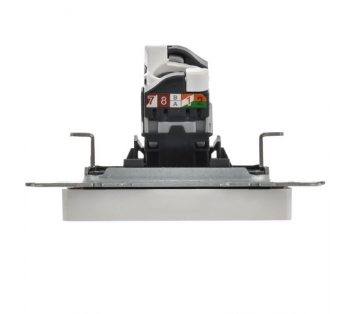 BRITE Розетка компьютерная RJ45 кат.5E РК10-БрБ белый  BR-K10-1-K01-PRO  IEK