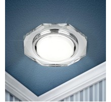 Светильник точечный встраиваемый DK 81 13Вт GX53 зеркальный  Б0019579  ЭРА