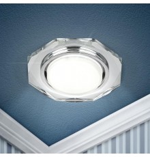 Светильник точечный встраиваемый DK 81 13Вт GX53 зеркальный  Б0019579  ЭРА