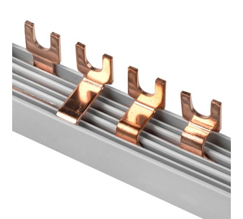 Шина соединительная типа FORK для 4-ф нагр. 63А 54 мод. EKF PROxima  fork-04-63  EKF