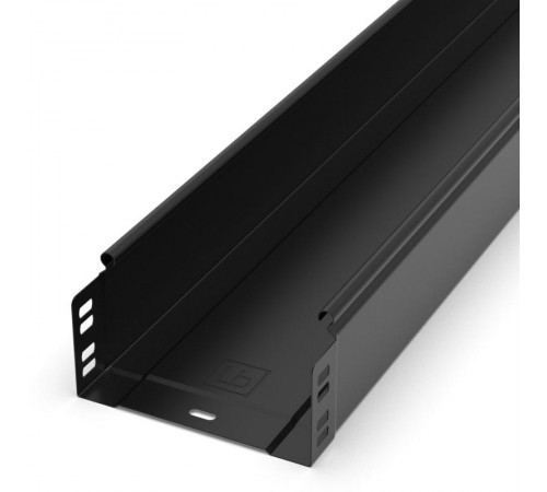 Лоток неперфорированный Стандарт 150х80х3000 (0,7 мм) RAL 9005 (6 м/уп)  PR16.9938  Промрукав