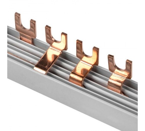 Шина соединительная типа FORK для 4-ф нагр. 63А 54 мод. EKF PROxima  fork-04-63  EKF