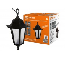 Светильник садово-парковый НСУ 06-60-001 шестигранник, подвес, пластик, расс.пластик, черный  SQ0330-0763  TDM