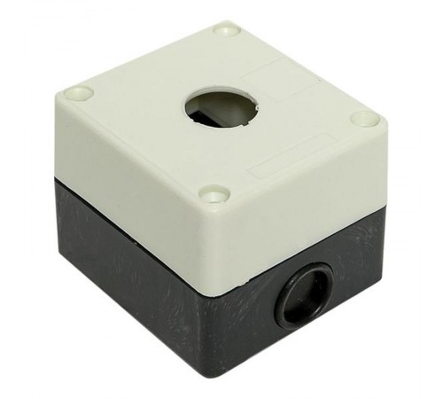 Корпус КП101 пластиковый 1 кнопка белый EKF PROxima  cpb-101-w  EKF