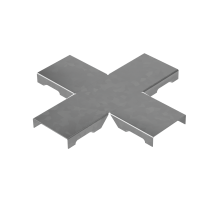 Крышка Х-разветвителя прямого 50 мм "ПЛЮС"  KPXDplus50  КМ - профиль