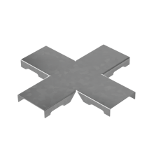 Крышка Х-разветвителя прямого 50 мм "ПЛЮС"  KPXDplus50  КМ - профиль