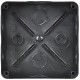 Коробка расп. КМ41233 100х100х50мм IP44 6 вв. черная  UKO11-100-100-050-K02-44  IEK
