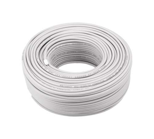 Кабель RG-58 A/U (50 Ом), Cu/Al/Cu 64 % (бухта 100 м) серый   01-2002  REXANT