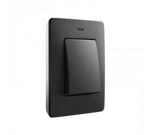 Simon 82 Рамка декоративная, 4 поста, Original, S82 Detail, графит-белый  8200640-038  Simon