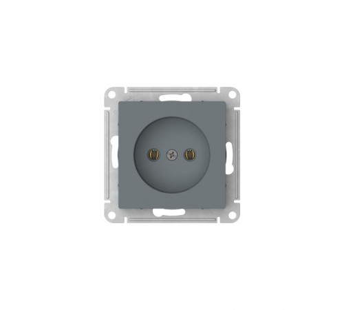 AtlasDesign Грифель Розетка без заземления без шторок, 16А, механизм, быстрозажимные клеммы  ATN000741S  SE