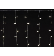 Гирлянда светодиодная бахрома 4,5х0,7 200WW IP44 прозрачный шнур 230В мерцающая транзитн подкл  LGDU321-1-200-L3-T-S-44  IEK