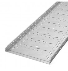 Лоток перфорированный Стандарт INOX (AISI 304) 500х50х3000 (1,0 мм) (3 м/уп)  PR16.2344  Промрукав