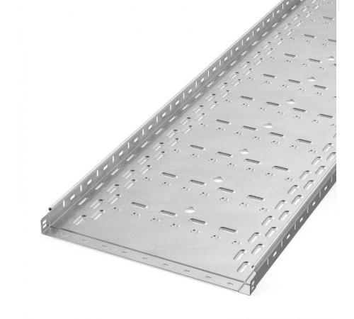 Лоток перфорированный Стандарт INOX (AISI 304) 500х50х3000 (1,0 мм) (3 м/уп)  PR16.2344  Промрукав