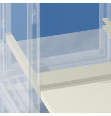 Полка выдвижная, Г = 400 мм, для шкафов DAE/CQE шириной 600мм  R5RE640  DKC  - (замена на R5NRE640)