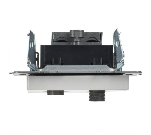 BRITE Розетка двойная TV+SAT РТВ/РСп12-БрБ белый   BR-AF20-O-K01  IEK