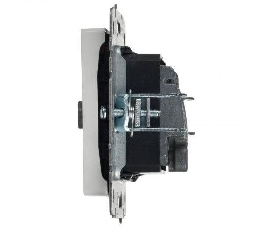 BRITE Розетка двойная TV+SAT РТВ/РСп12-БрБ белый   BR-AF20-O-K01  IEK