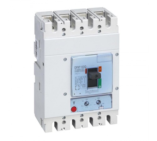 Автоматический выключатель DPX3 630 - термомагнитный расцепитель - 70 кА - 400 В~ - 4П - 630 А  422037  Legrand