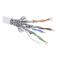 Кабель CAT 6, S/FTP, нг(А)-HF, бухта 305м, белый  RN6SFA01WH  DKC