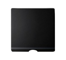 Накладка для шнурового выключателя и вывода кабеля черного матового цвета S82 Concept  8200051-098  Simon