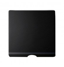 Накладка для шнурового выключателя и вывода кабеля черного матового цвета S82 Concept  8200051-098  Simon