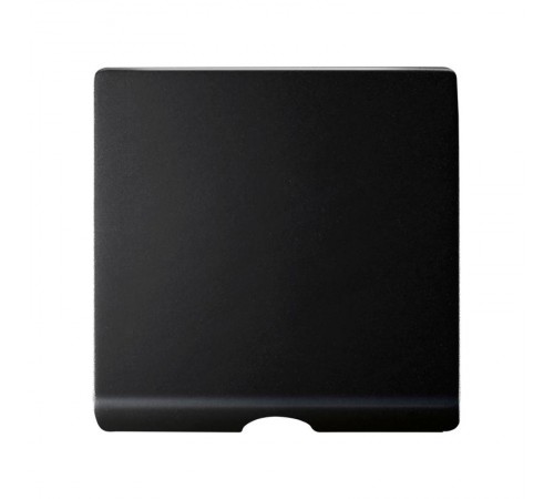 Накладка для шнурового выключателя и вывода кабеля черного матового цвета S82 Concept  8200051-098  Simon