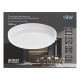 Встраиваемый светильник Frameless круг 18W 4000K 1/40  967511218  Gauss