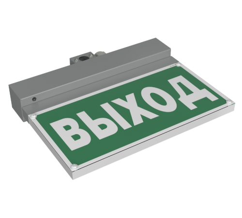 Указатель аварийный светодиодный BS-NEXTRINO-73-S1-INEXI3 Gray 6,3Вт 3ч IP40 постоянный накладной  a15513  Белый свет