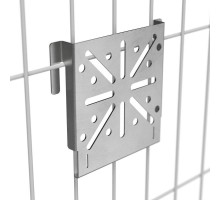 Монтажная пластина на 3Д-забор для крепления ЭМК AISI 304  PR80.08125  Промрукав