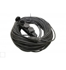 Удлинитель-шнур силовой каучук УШз16-103 IP44 3 гнезда с/з, 10м КГ 3х1,5  SQ1302-0346  TDM